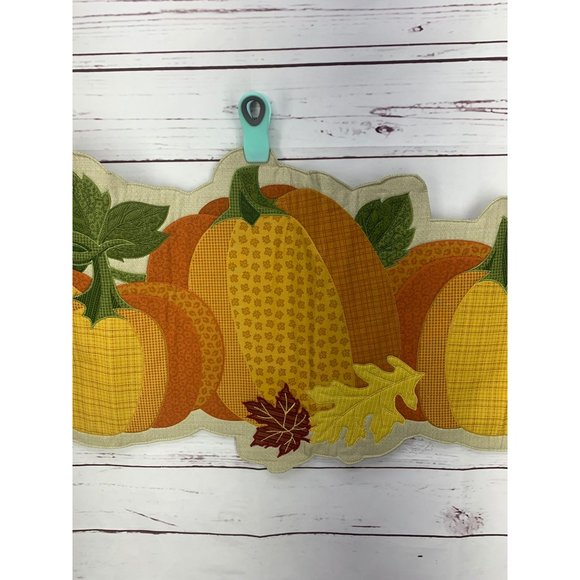 Autumn Cutwork Design Pumpkin Table Runner Decor - Picture 4 of 6